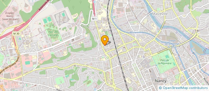 localisation de l'entreprise SCI ISAXA  NANCY