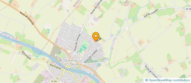 localisation de l'entreprise SCI ISAYO à QUESNOY-SUR-DEULE