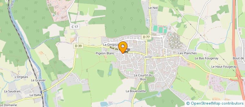 localisation de l'entreprise SCI ISB  LAILLE