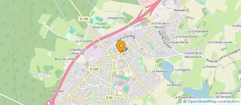 localisation de l'entreprise SCI ISBA  LIFFRE