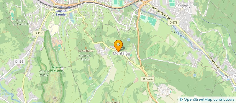 localisation de l'entreprise SCI ISBEMA  MONTAIGU