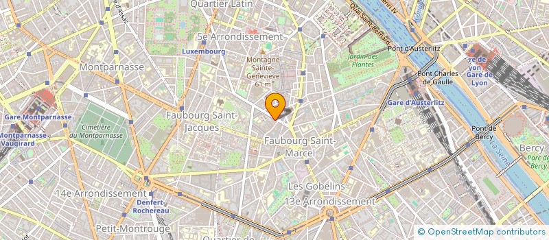 localisation de l'entreprise SCI ISC à PARIS