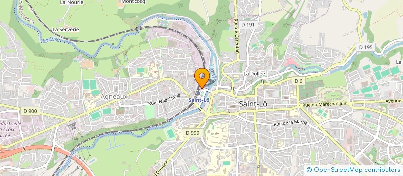 localisation de l'entreprise SCI ISCA  SAINT-LO