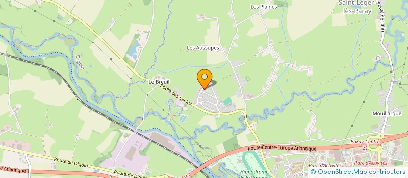 localisation de l'entreprise SCI ISEA  SAINT-LEGER-LES-PARAY