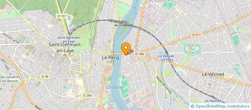 localisation de l'entreprise SCI ISEA  LE PECQ