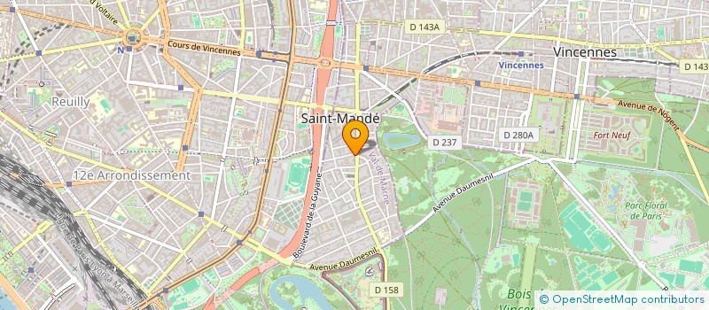localisation de l'entreprise SCI ISEMO à SAINT-MANDE