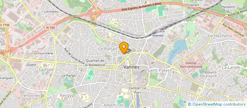 localisation de l'entreprise SCI ISER à VANNES