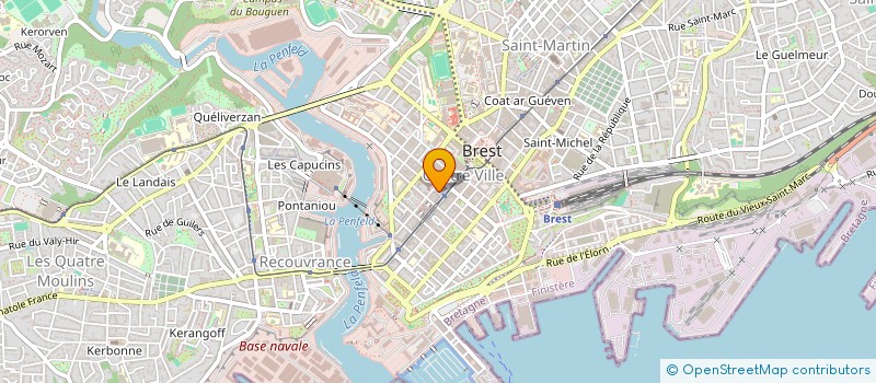 localisation de l'entreprise SCI ISERE  BREST