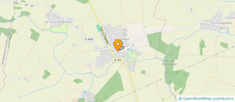 localisation de l'entreprise SCI ISEVAM  COURPALAY