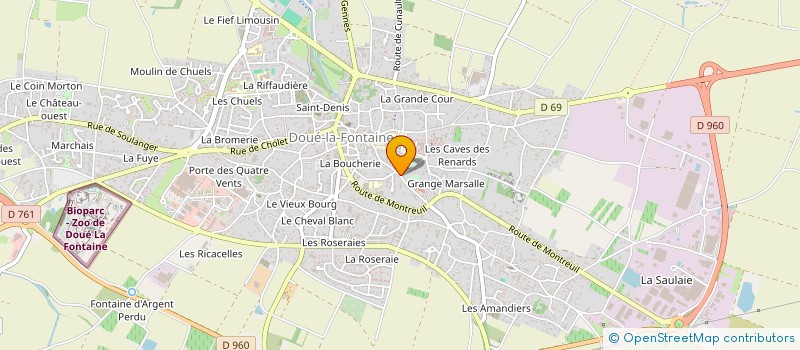 localisation de l'entreprise SCI ISHIYAMADERA  DOUE-EN-ANJOU