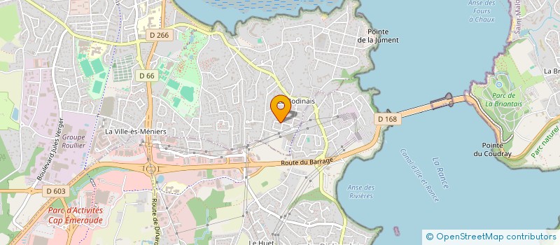 localisation de l'entreprise SCI ISIA  DINARD