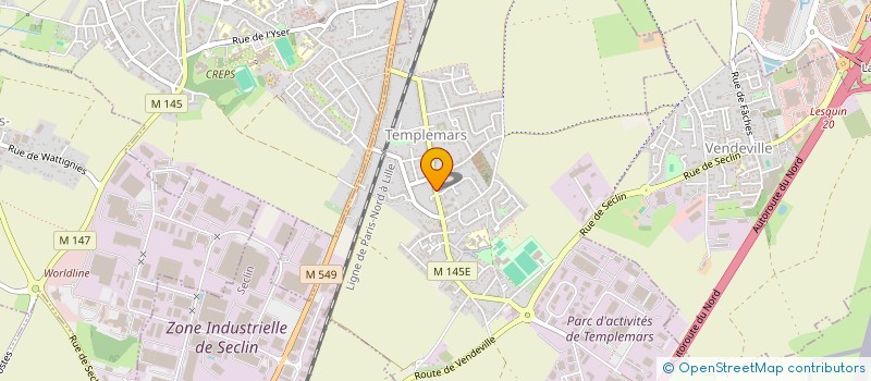 localisation de l'entreprise SCI ISIDORE  TEMPLEMARS