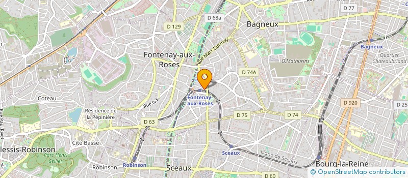 localisation de l'entreprise SCI ISIDORE à FONTENAY AUX ROSES