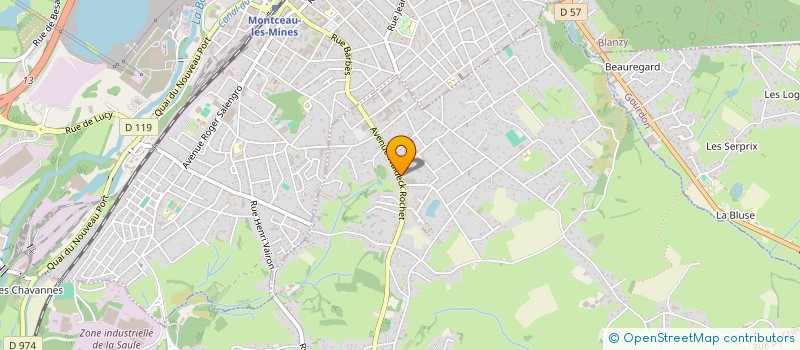 localisation de l'entreprise SCI ISIDORE  SAINT-VALLIER