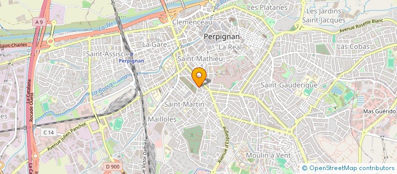 localisation de l'entreprise SCI ISIDORE à PERPIGNAN