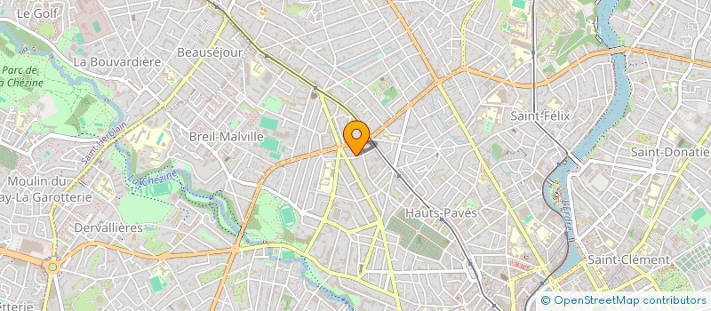 localisation de l'entreprise SCI ISIDORE  NANTES