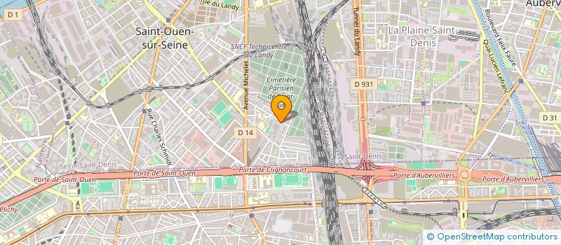 localisation de l'entreprise SCI ISILOU  SAINT-OUEN-SUR-SEINE