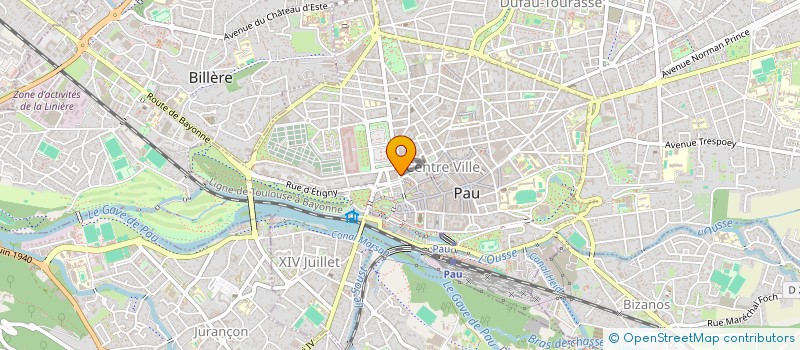 localisation de l'entreprise SCI ISIMI à PAU