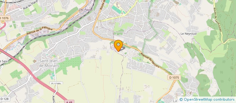 localisation de l'entreprise SCI ISINVEST  LA BUISSE