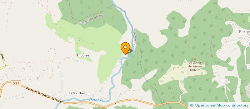 localisation de l'entreprise SCI ISIO  COMPS-SUR-ARTUBY