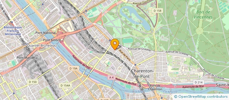 localisation de l'entreprise SCI ISIS  CHARENTON-LE-PONT