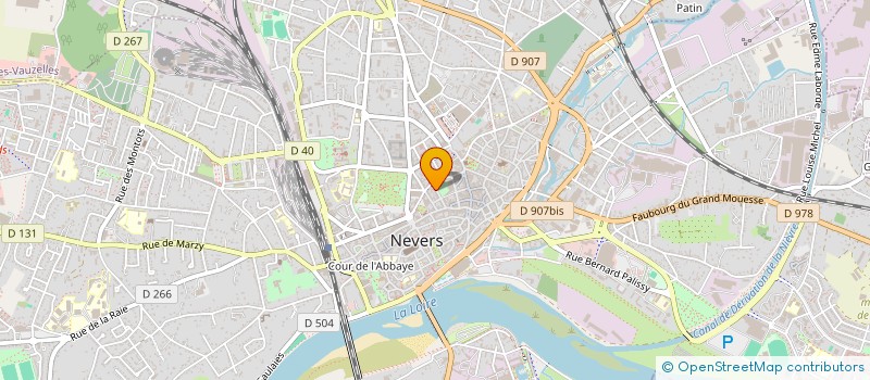 localisation de l'entreprise SCI ISIS à NEVERS