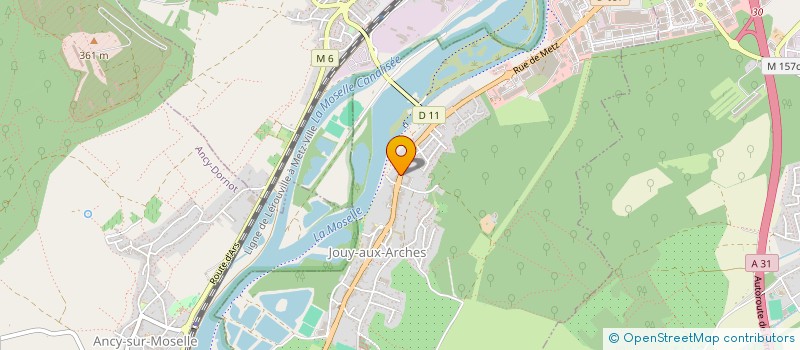 localisation de l'entreprise SCI ISIS  SAINTE-RUFFINE