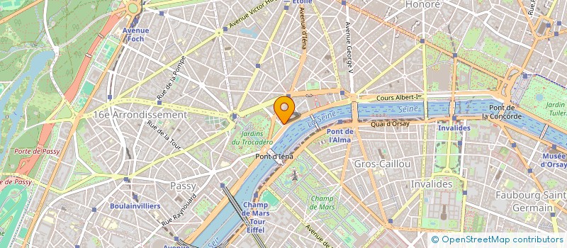 localisation de l'entreprise SCI ISIS  PARIS