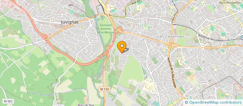 localisation de l'entreprise SCI ISIS à MONTPELLIER