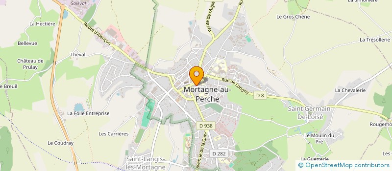 localisation de l'entreprise SCI ISIS à MORTAGNE-AU-PERCHE