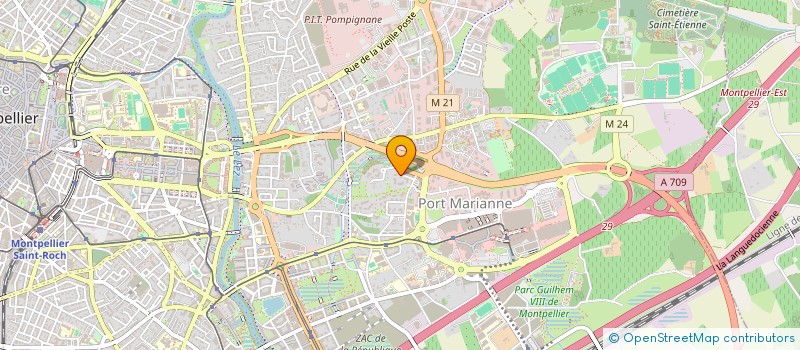 localisation de l'entreprise SCI ISIS à MONTPELLIER