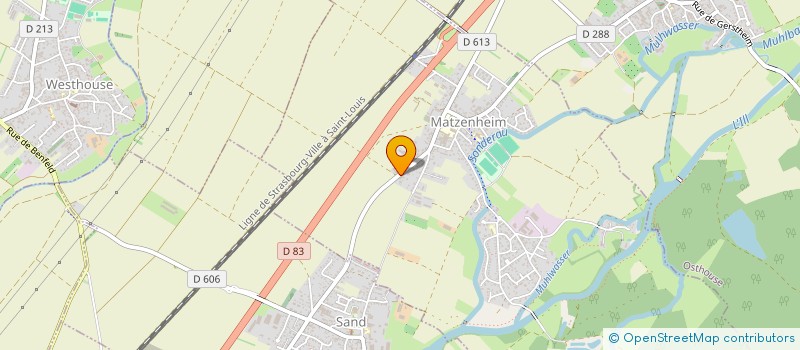 localisation de l'entreprise SCI ISIS  MATZENHEIM