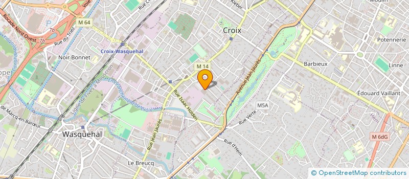 localisation de l'entreprise SCI ISIS à CROIX