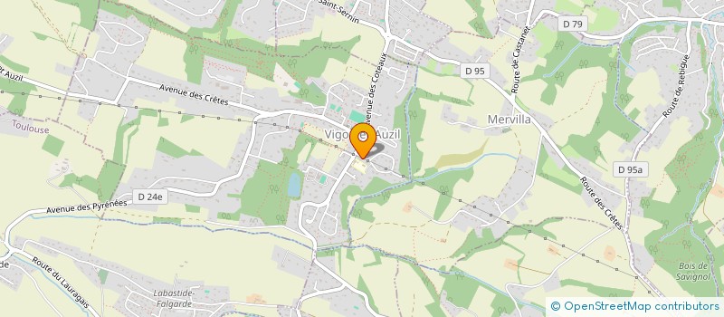 localisation de l'entreprise SCI ISIS  VIGOULET-AUZIL