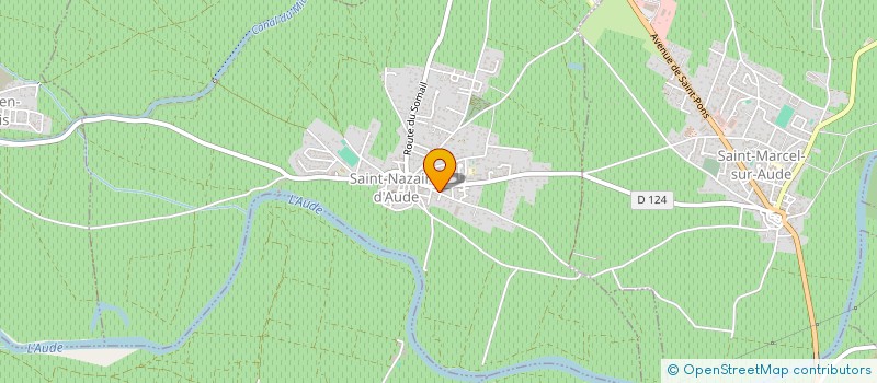 localisation de l'entreprise SCI ISIS  SAINT-NAZAIRE-D'AUDE