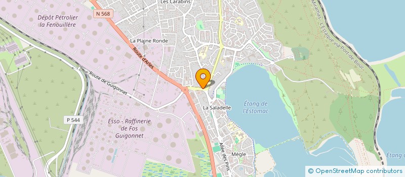 localisation de l'entreprise SCI ISIS  FOS-SUR-MER