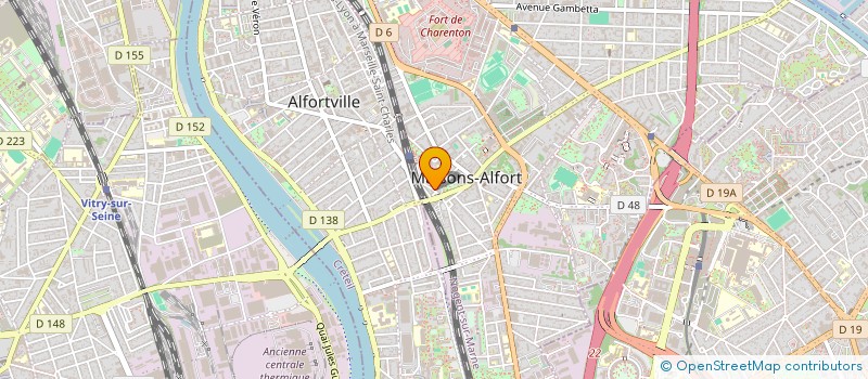 localisation de l'entreprise SCI ISIS à MAISONS-ALFORT