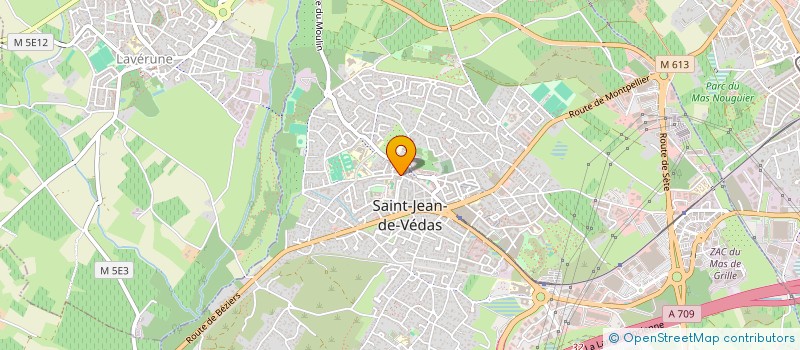 localisation de l'entreprise SCI ISIS  SAINT-JEAN-DE-VEDAS