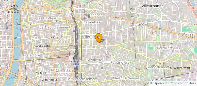 localisation de l'entreprise SCI ISIS  LYON