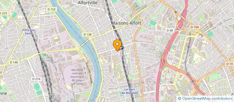 localisation de l'entreprise SCI ISIS à ALFORTVILLE