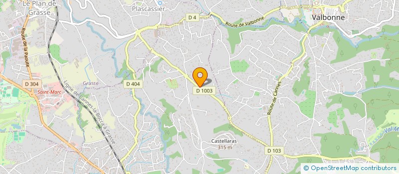 localisation de l'entreprise SCI ISIS à MOUANS-SARTOUX