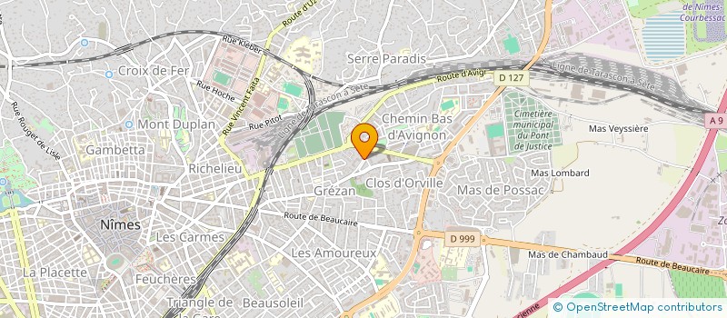 localisation de l'entreprise SCI ISIS  NIMES