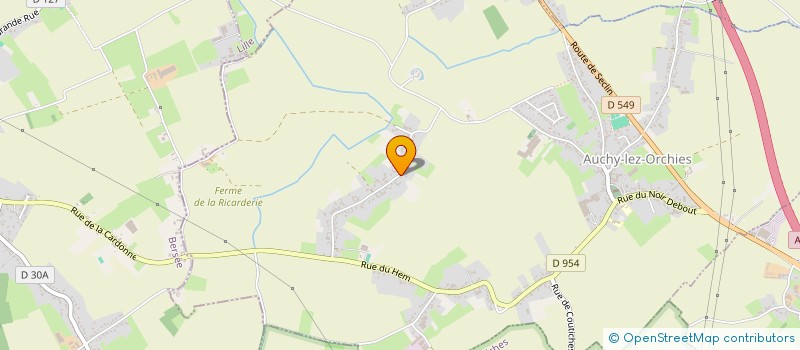 localisation de l'entreprise SCI ISIS  AUCHY-LEZ-ORCHIES