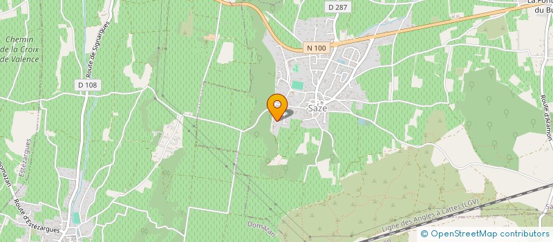 localisation de l'entreprise SCI ISIS  SAZE