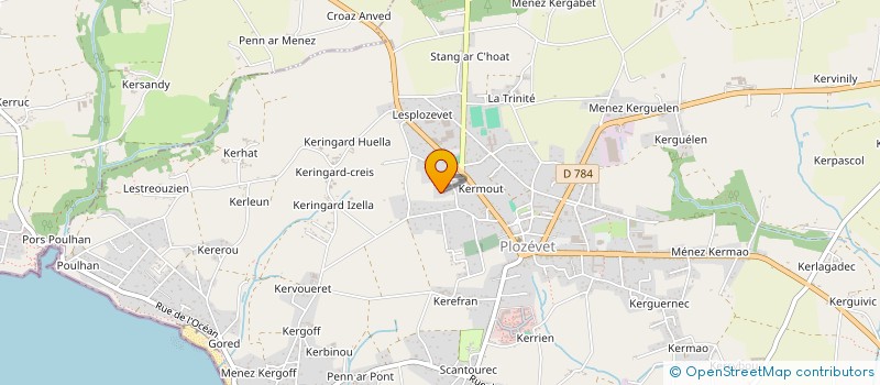 localisation de l'entreprise SCI ISIS  PLOZEVET