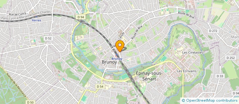 localisation de l'entreprise SCI ISIS  BRUNOY