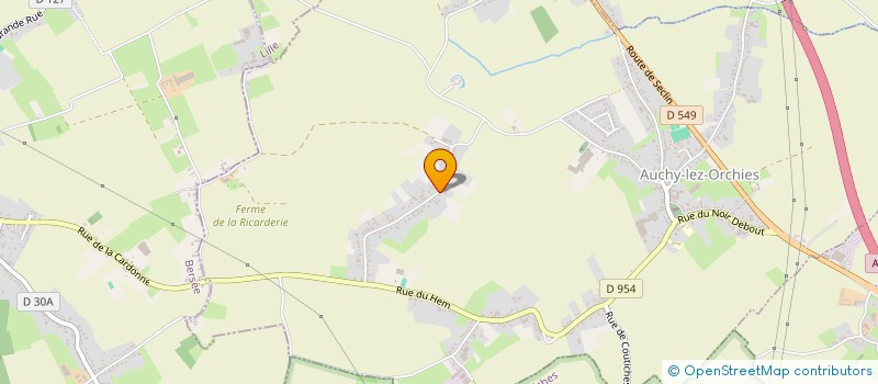 localisation de l'entreprise SCI ISIS II  AUCHY-LEZ-ORCHIES