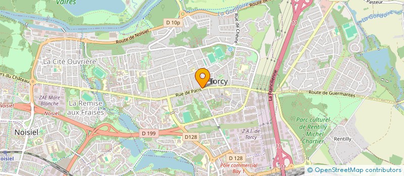 localisation de l'entreprise SCI ISJAC  TORCY