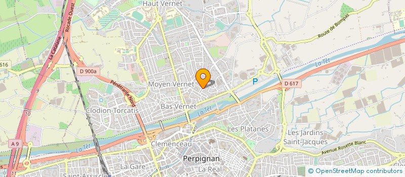 localisation de l'entreprise SCI ISKAR à PERPIGNAN