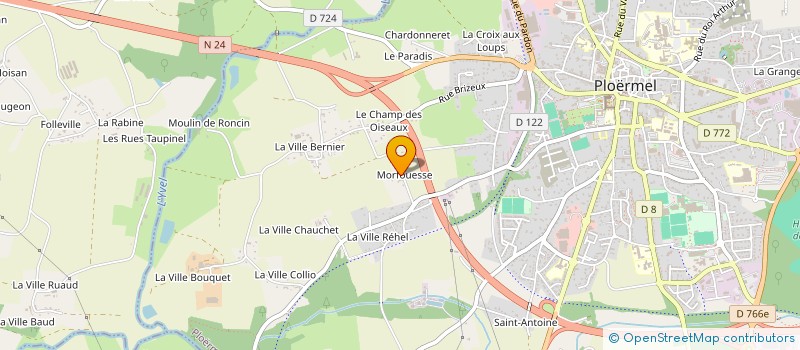 localisation de l'entreprise SCI ISLAND EDEN BLUE  PLOERMEL